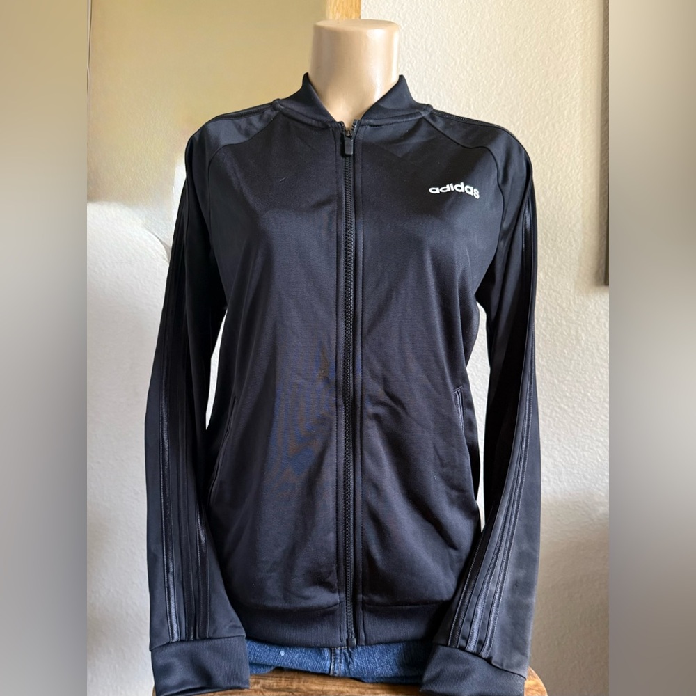 Adidas Women's Dazzle Track Jacket Black Jacket